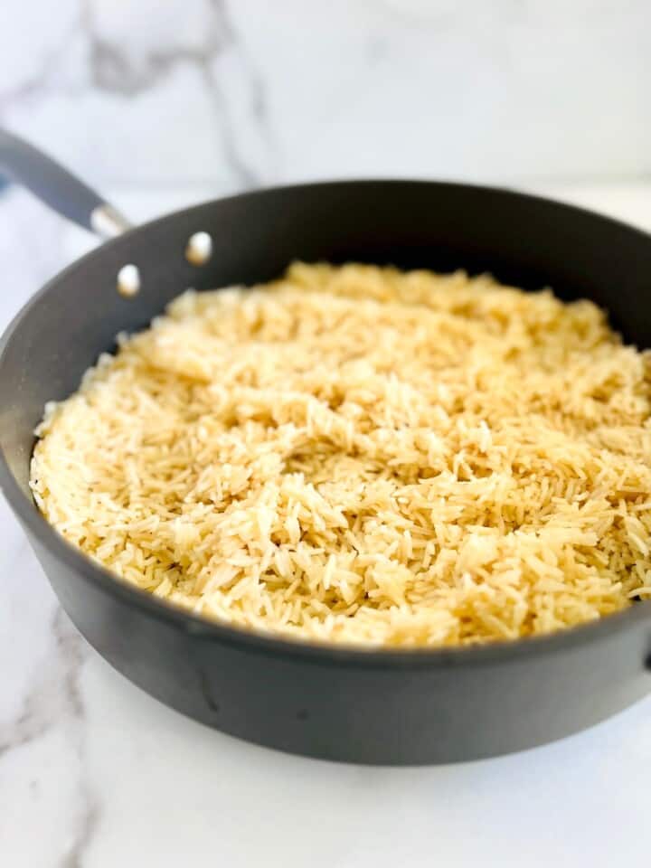 Chicken Broth Rice - The Short Order Cook