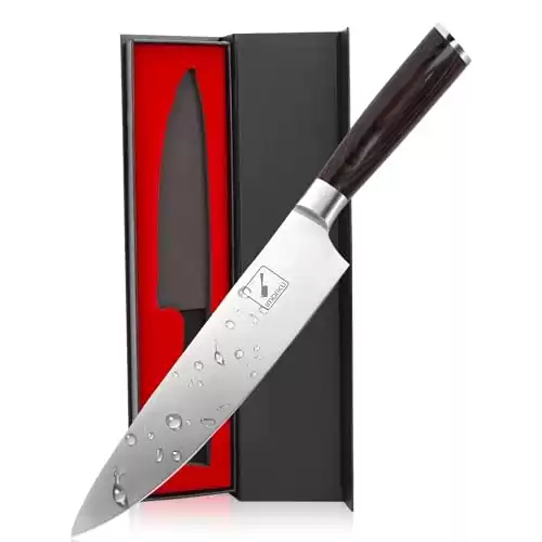 imarku Japanese Chef Knife - Sharp Kitchen Knife 8 Inch Chef's Knives HC Steel Paring Knife, Christmas Gifts for Women and Men, Gifts for Mom or Dad, Kitchen Gadgets with Premium Gift Box