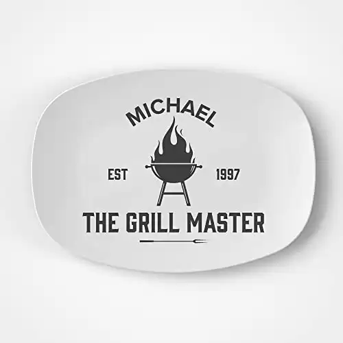 Harper Livingston BBQ Grill + Chill | Fathers Day | Personalized | Dad | Gift Idea | Microwave Safe | DecoWare™