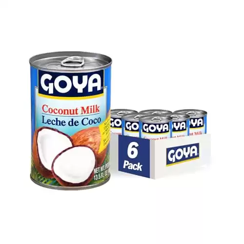 Goya Foods Coconut Milk, 13.5 Ounce (Pack of 6)