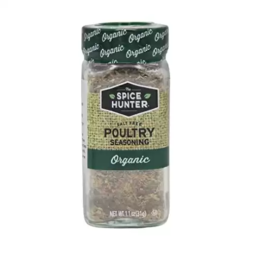 The Spice Hunter Poultry Seasoning, Organic, 1.1-Ounce Jar
