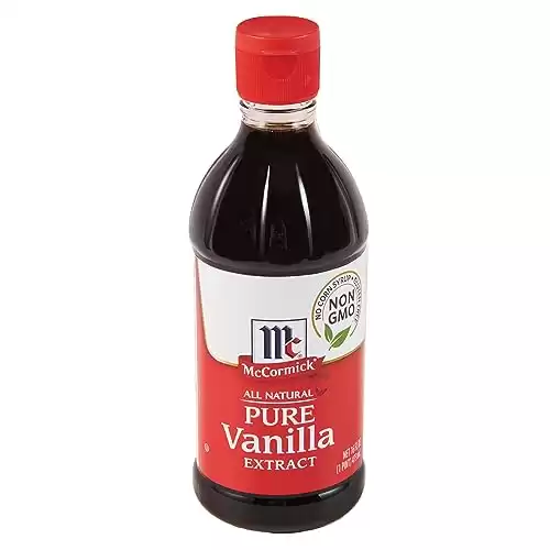 McCormick All Natural Pure Vanilla Extract (Made with Madagascar Vanilla Beans), 16 fl oz