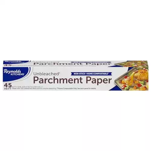 Reynolds Kitchens Unbleached Parchment Paper Roll, 45 Square Feet