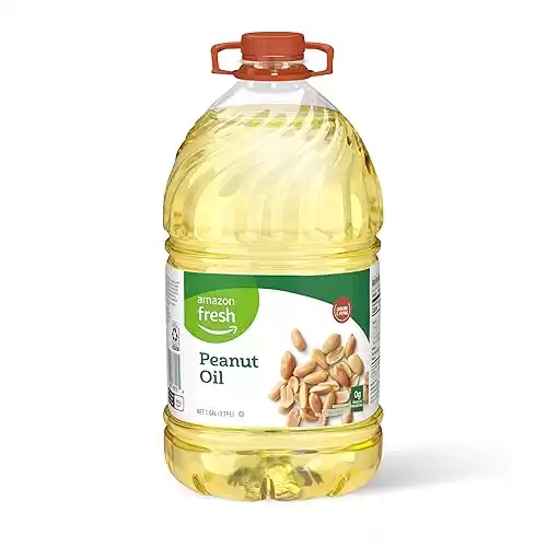 Amazon Fresh - Peanut Oil, 128 fl oz (Previously Happy Belly, Packaging May Vary)
