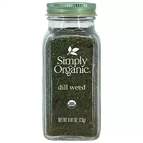 Simply Organic Dill Weed, Cut & Sifted, Certified Organic | 0.81 oz | Anethum graveolens L.