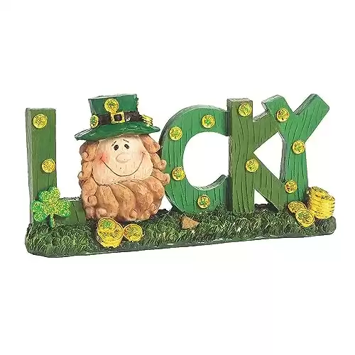 St. Patrick’s Day Lucky Sign Table Decor (hand painted) Home Decor
