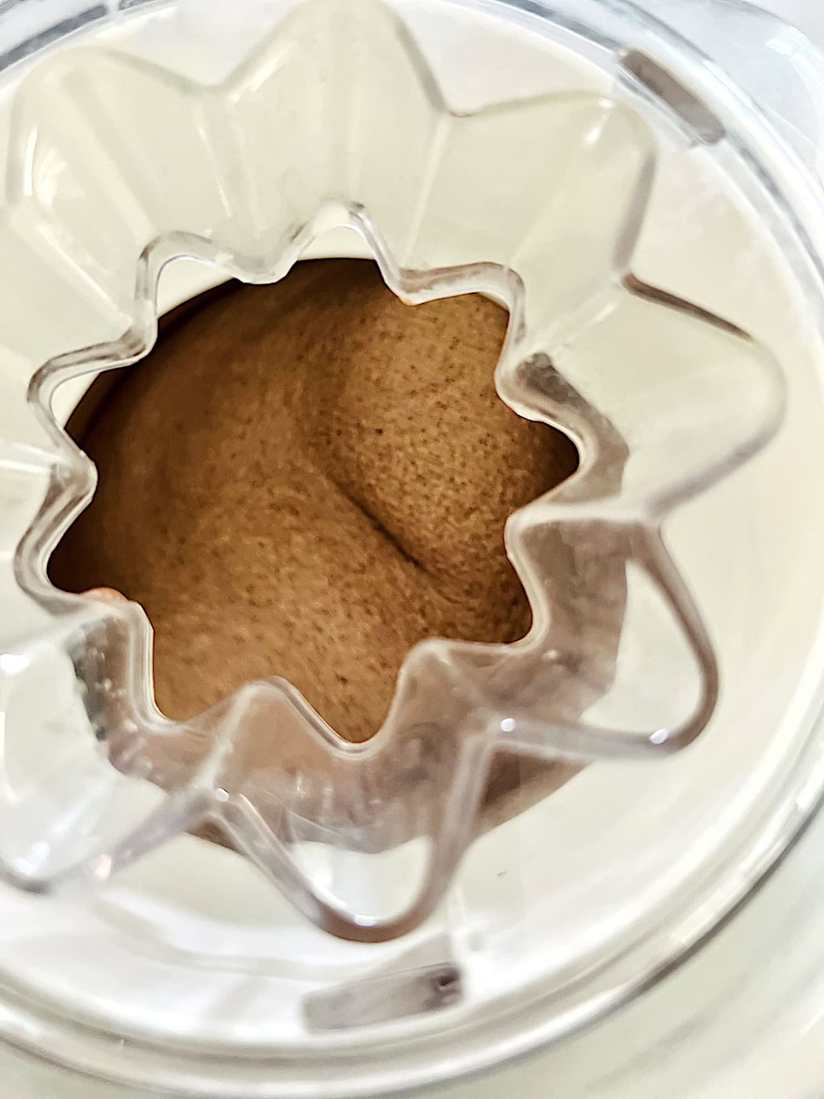 Nutella Ice Cream Ready in ice cream maker creamy and airy.
