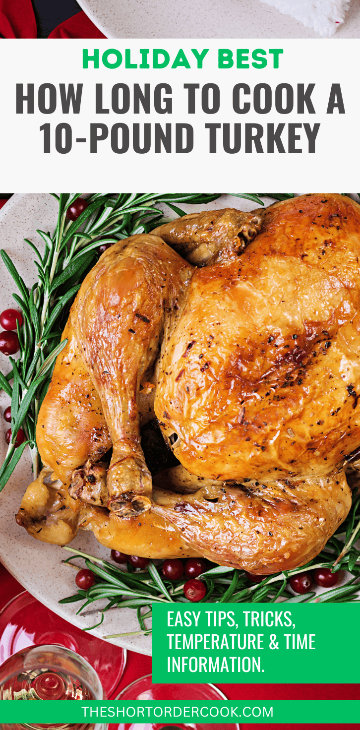 Crispy skin and oven roasted juicy 10 pound turkey