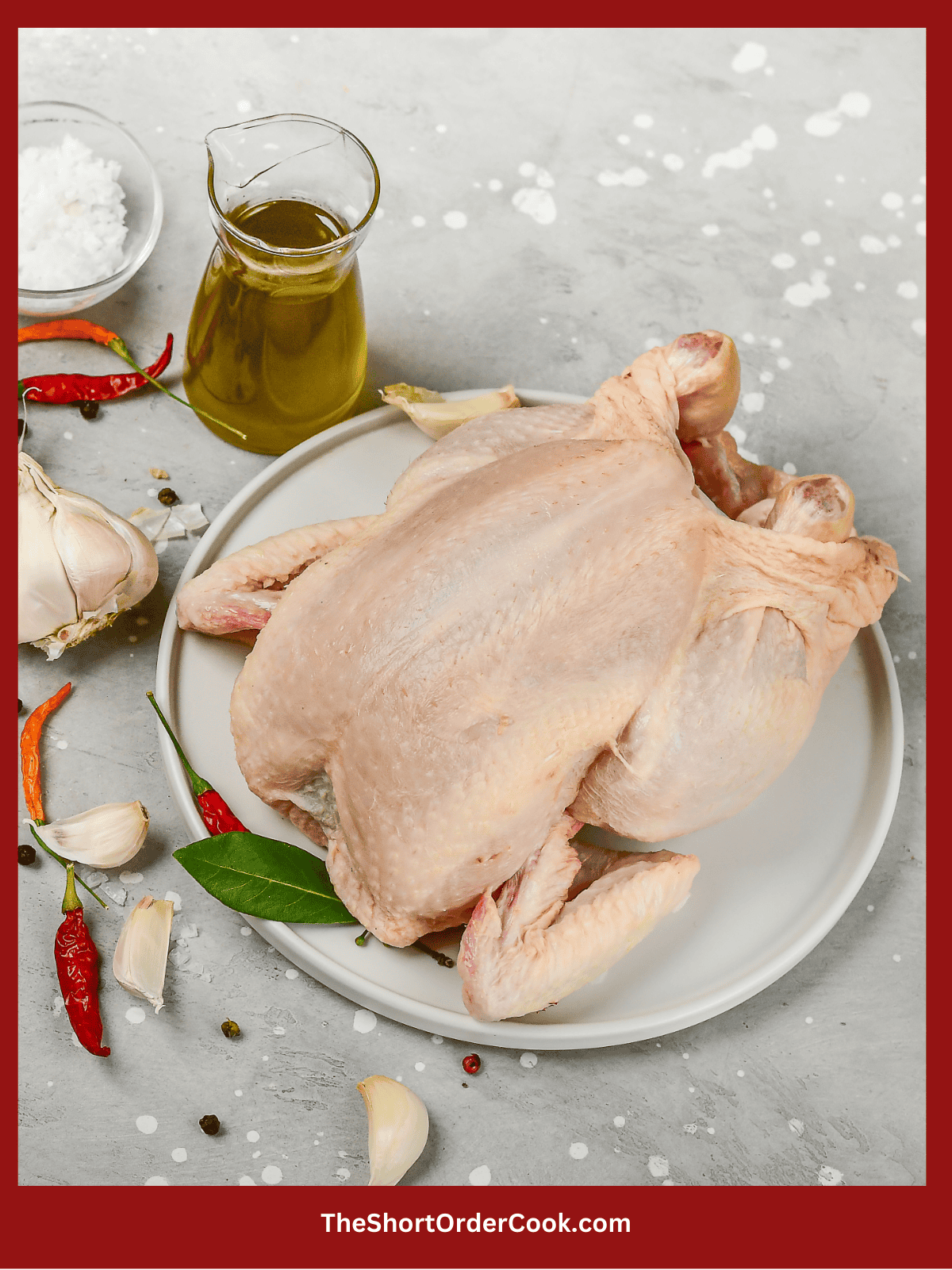 How Long to cook a thanksgiving Turkey raw bird on a platter.