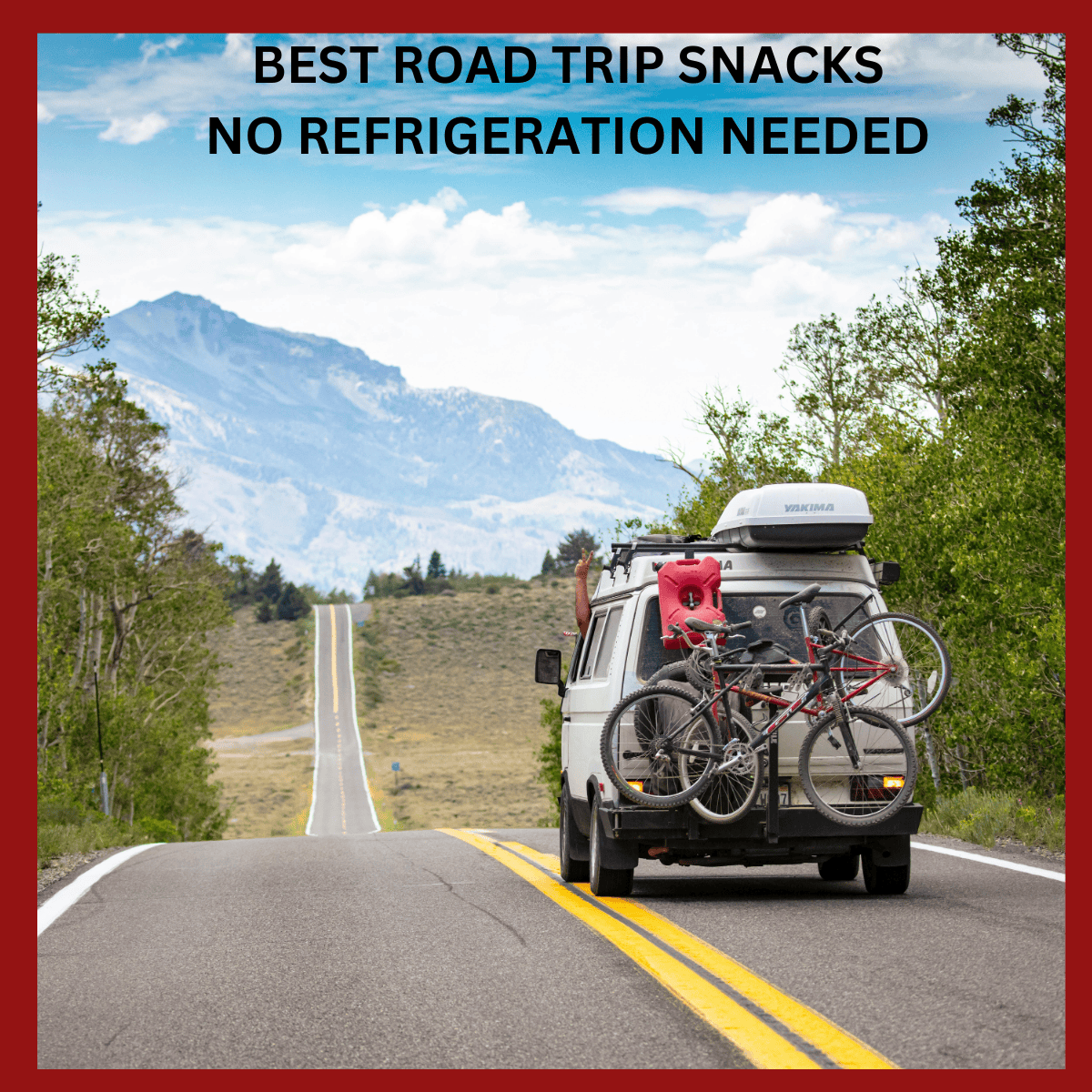 Road Trip Snacks (non refrigerated)list of best things to buy & pack to eat while traveling.